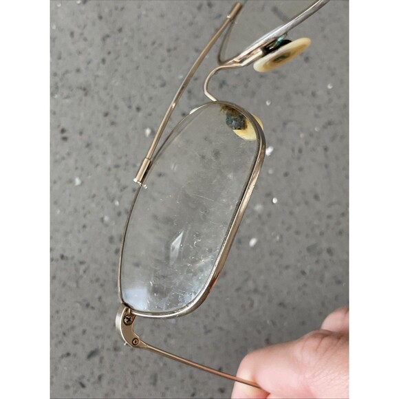 Marchon Autoflex w Flexon Eyeglasses Frames ONLY 40 Gold Full Rim 58-15-150 - Picture 16 of 16